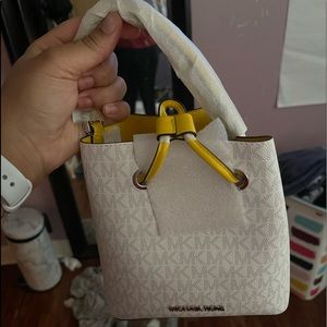 Yellow Michael kors purse